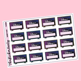 D*sney+ Planner Stickers