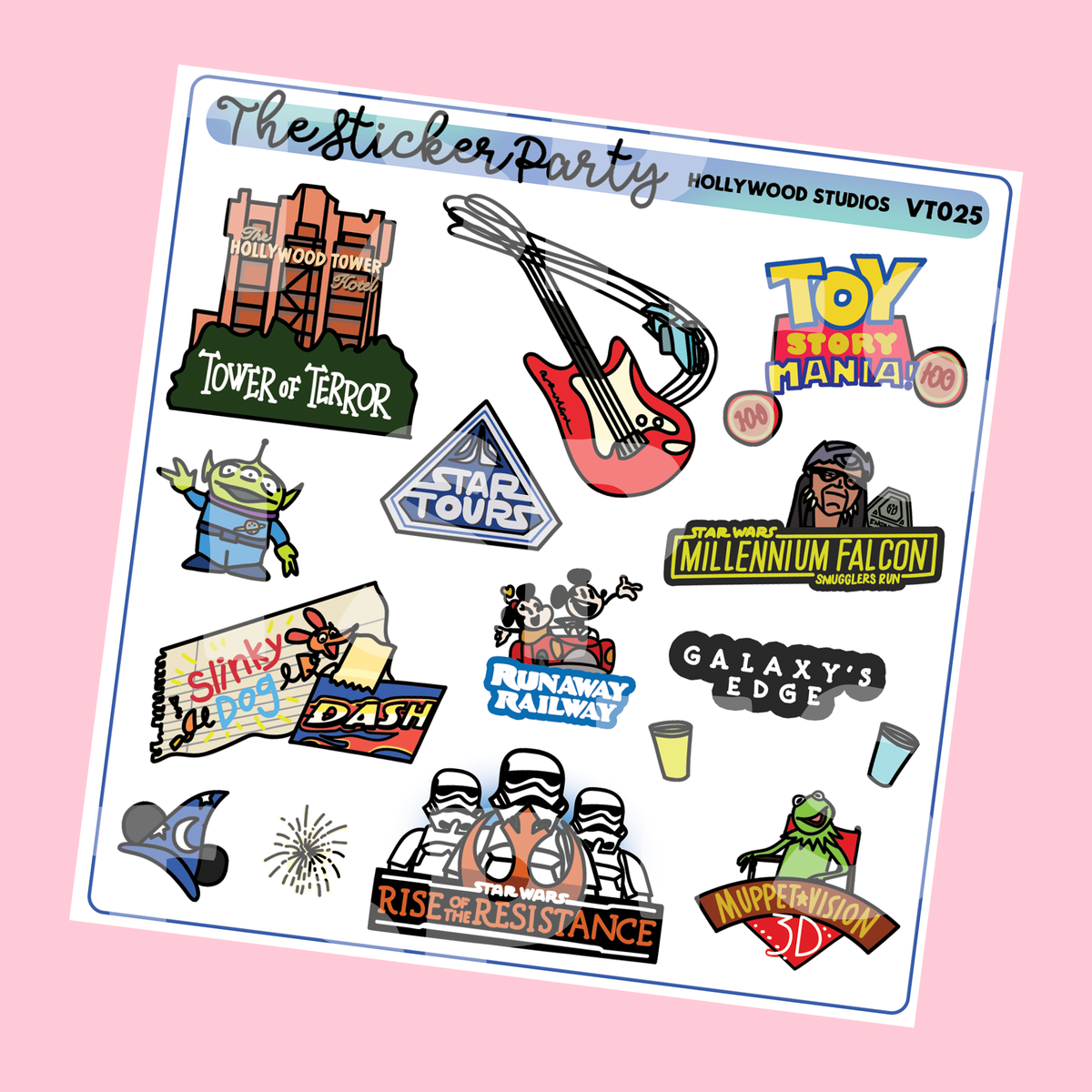 M*gic Kingdom Planner Stickers WDW Planner Stickers – The Sticker Party