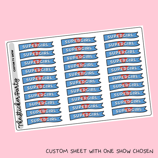 TV THURSDAY | Custom TV Show Flag Stickers (READ DESCRIPTION!)