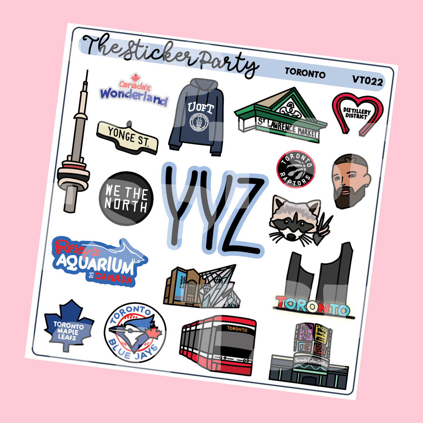 Toronto Planner Stickers