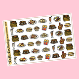 Decadent Breakfast Planner Stickers