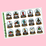Christmas Bucket List Planner Stickers