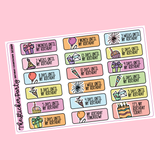 Birthday Countdown Planner Stickers