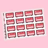 N*tflix Planner Stickers
