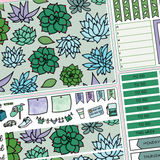 Succulent Weekly Kit in Standard Vertical Sizing