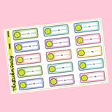 Tennis Planner Stickers