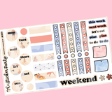 Beach People Journaling Sticker Kit
