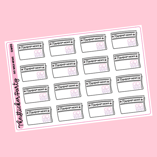 Go Wild 2022 News Stickers | Go Wild 2022 Planaheim GW 2022