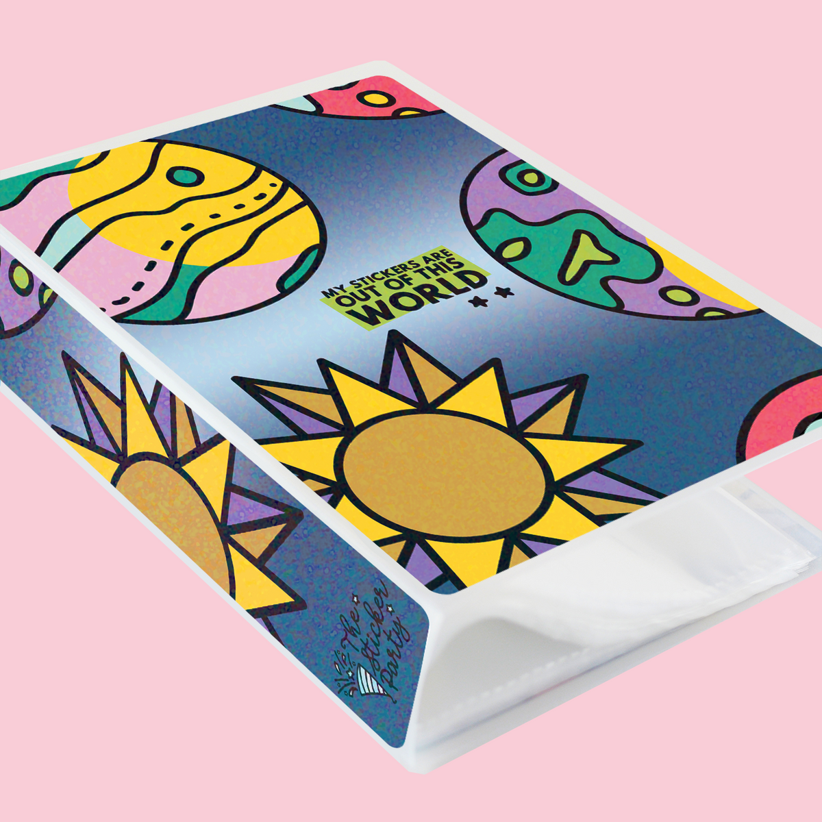 Out Of This World Planets Sticker Album or Reusable Sticker Book – The  Sticker Party