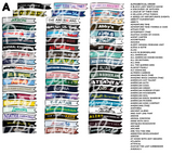 READ DESCRIPTION! Custom TV Show Flag Stickers (TV THURSDAY)