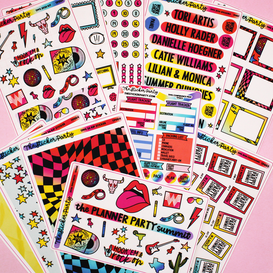 BUY ALL TPPS 2026 STICKERS! | The Planner Party Summit