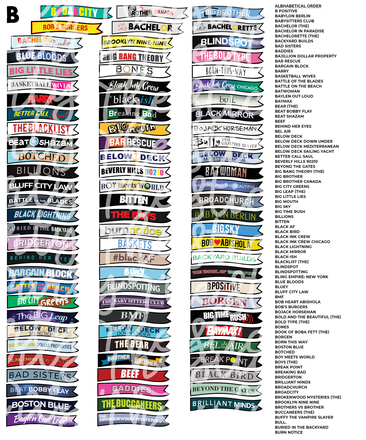 TV THURSDAY | Custom TV Show Flag Stickers (READ DESCRIPTION!)