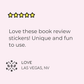 Book Review/Book Ratings Planner Stickers