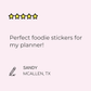 Burger K*ng Planner Stickers