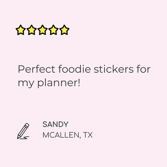 Burger K*ng Planner Stickers