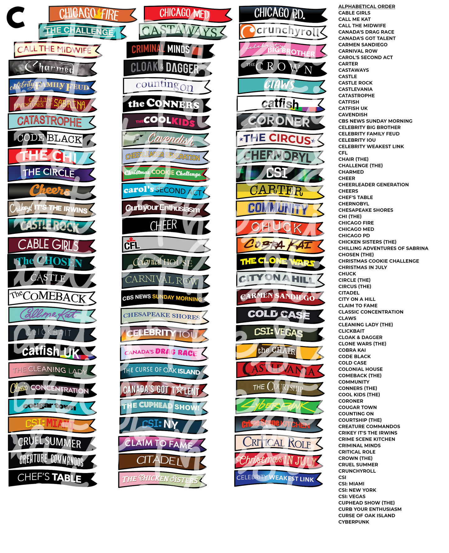TV THURSDAY | Custom TV Show Flag Stickers (READ DESCRIPTION!)