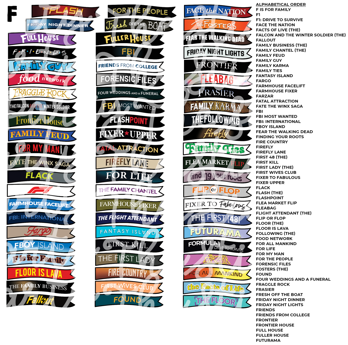 TV THURSDAY | Custom TV Show Flag Stickers (READ DESCRIPTION!)