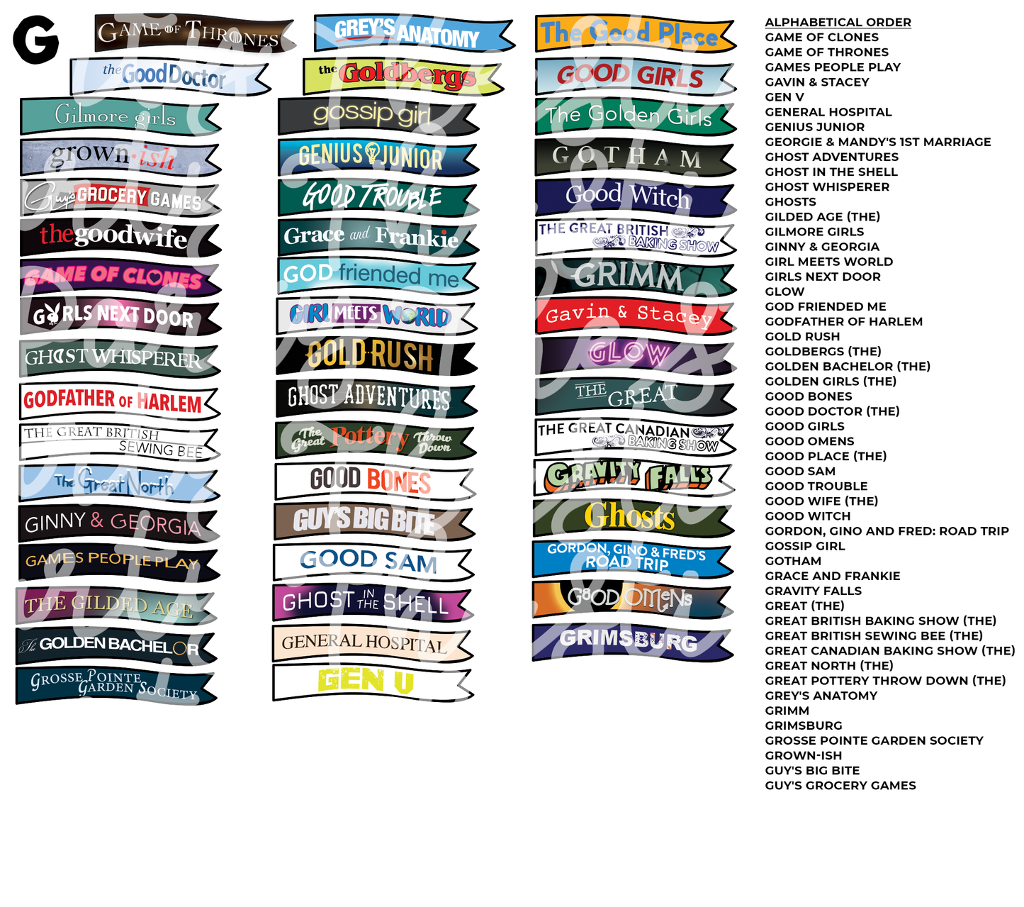 TV THURSDAY | Custom TV Show Flag Stickers (READ DESCRIPTION!)