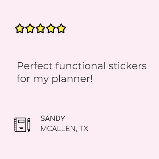 Gas Pump Planner Stickers