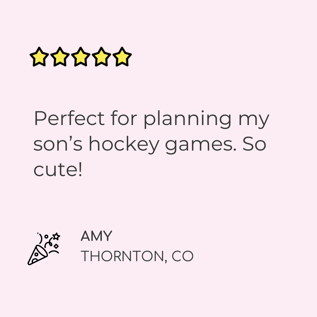 Hockey Planner Stickers