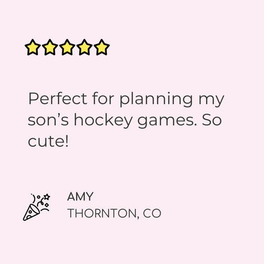 Hockey Planner Stickers