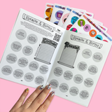 2026 Reading Challenge B6 Notebook + Sticker Bundle