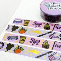 SGS 2024 Washi Tape 15mm Gold FOILED | Sugarygalshop Conference 2024 Orlando