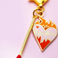 Slow Burn Enamel Charm