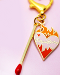 Slow Burn Enamel Charm