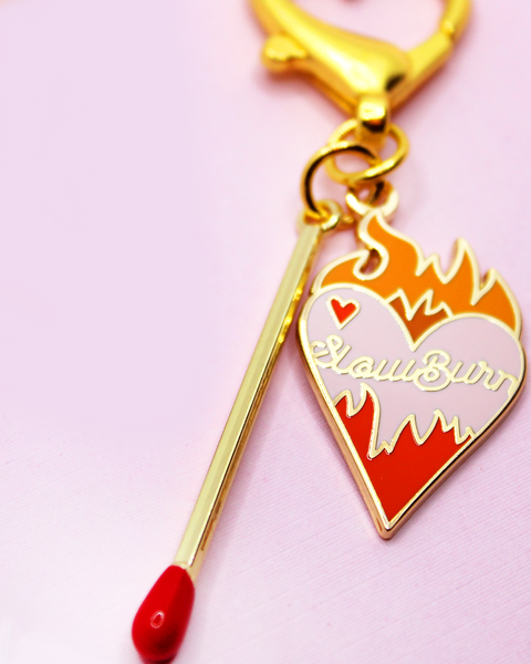 Slow Burn Enamel Charm