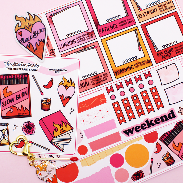 Slow Burn Planner Sticker BUNDLE