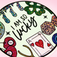 I Am So Lucky Glitter Die Cut Sticker