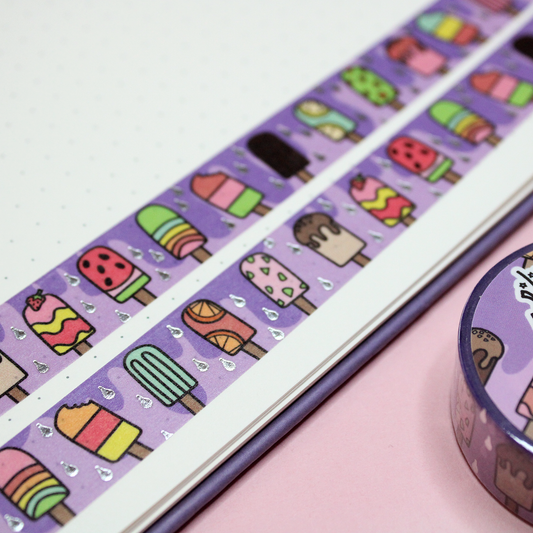 Popsicles Foiled Washi Tape