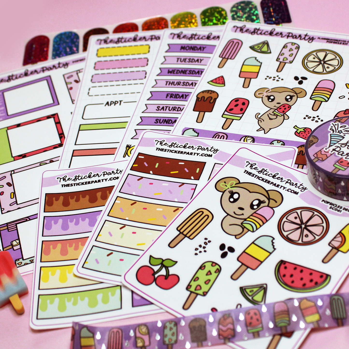 BUY ALL POPSICLES! | Plannermonkeyco Collab
