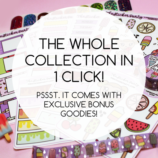 BUY ALL POPSICLES! | Plannermonkeyco Collab