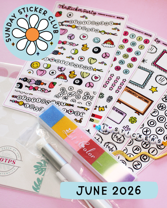 Sunday Sticker Club DELUXE