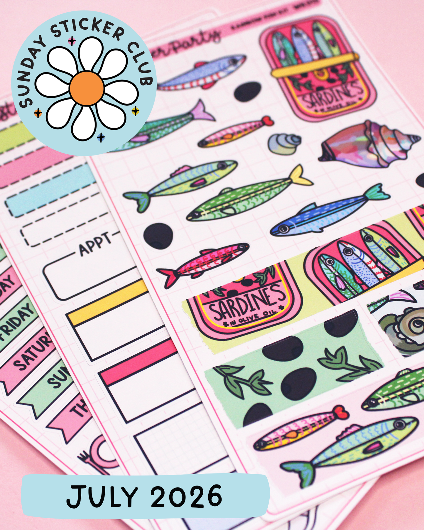 Sunday Sticker Club STICKERS ONLY