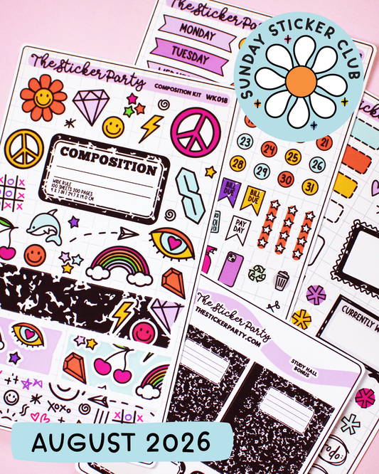 Sunday Sticker Club STICKERS ONLY