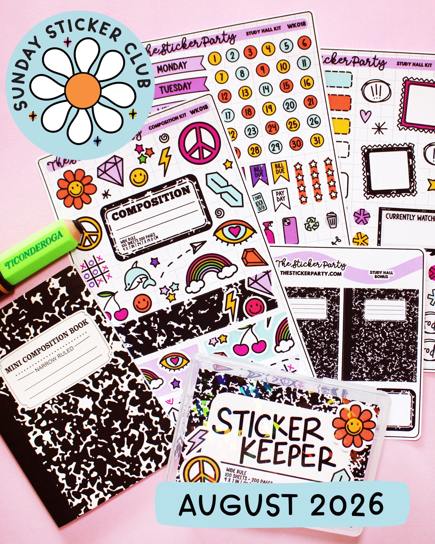 Sunday Sticker Club DELUXE