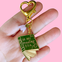 In My Reading Era Enamel Planner Charm