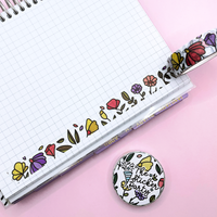 Bookvent 2024 Floral Washi Tape