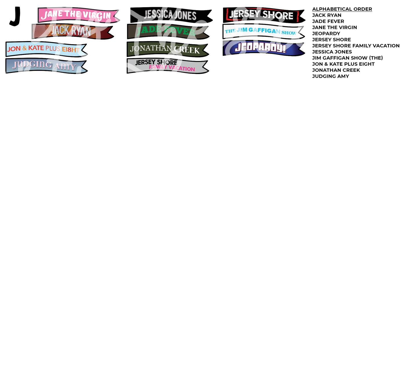 TV THURSDAY | Custom TV Show Flag Stickers (READ DESCRIPTION!)