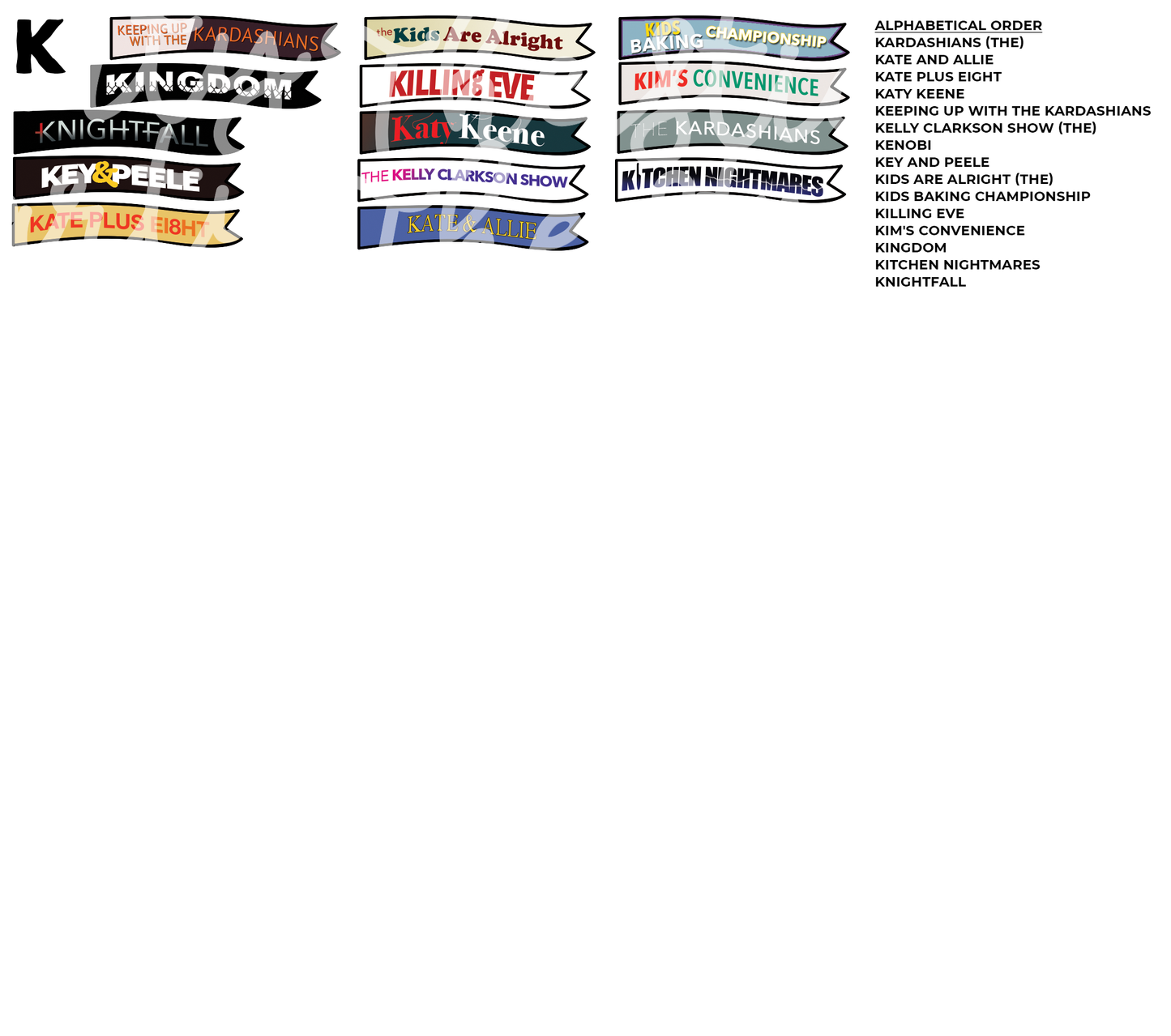TV THURSDAY | Custom TV Show Flag Stickers (READ DESCRIPTION!)