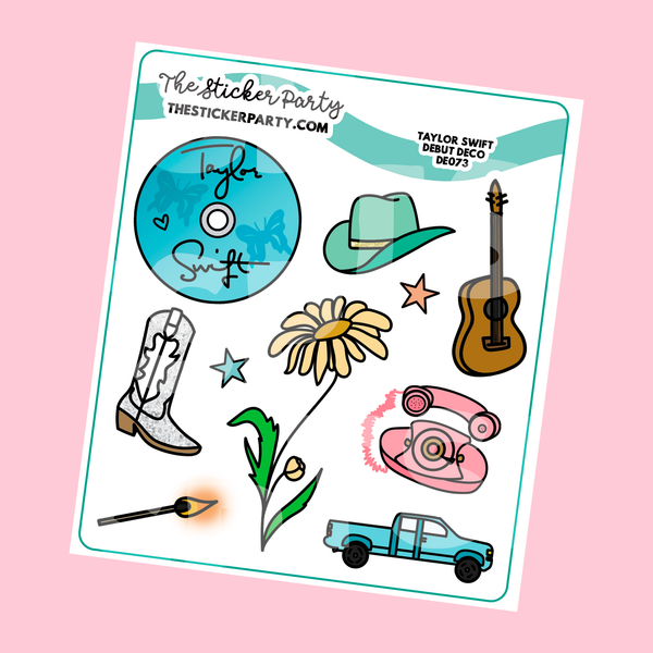 Book Stack Turquoise Foiled Planner Stickers – The Sticker Party