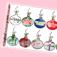 Christmas Movies Planner Stickers