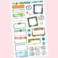 Koi Fish Weekly Sticker Kit