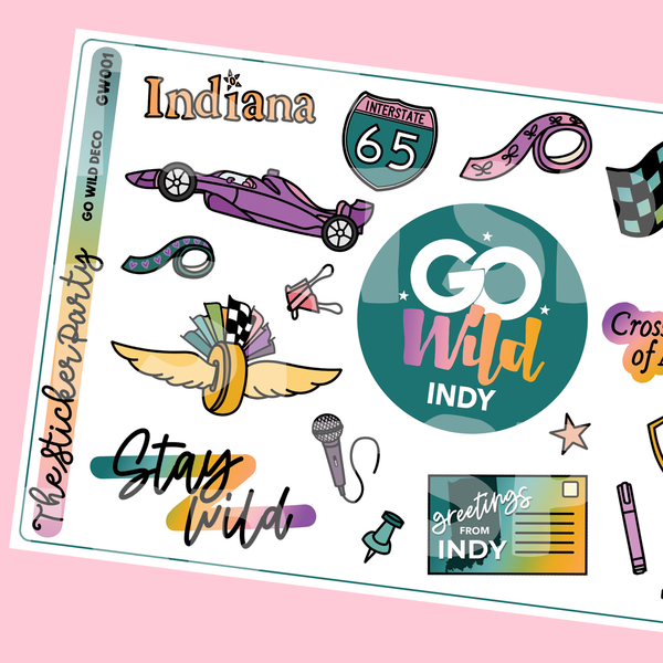 GO Wild 2025 DECO Sticker Sheet