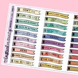 2025 N*tflix Movies Planner Stickers