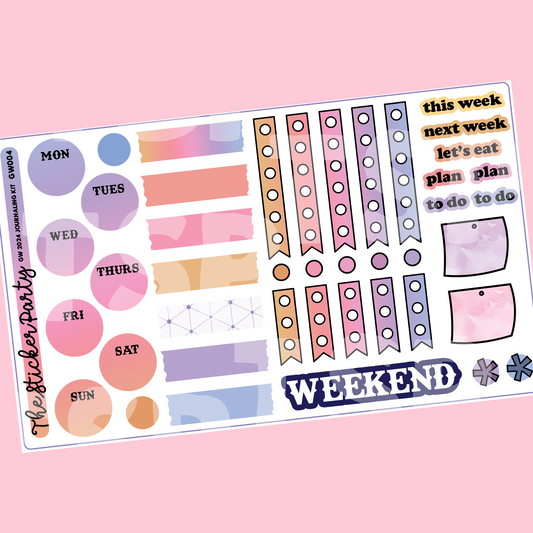 GO Wild 2024 JOURNALING KIT Sticker Kit | GO Wild 2024 Dallas GW 2024