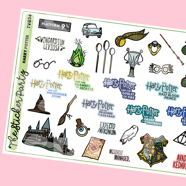 Harry Potter Planner Stickers